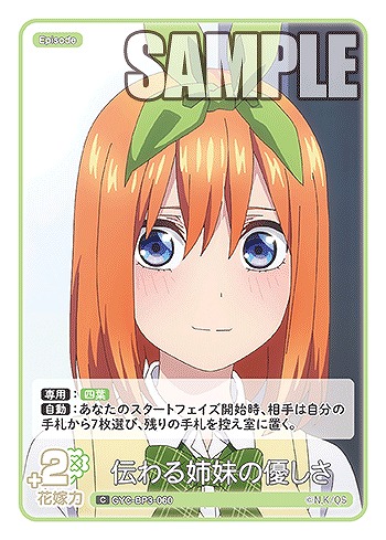 伝わる姉妹の優しさ 【GYC-BP3-060C】